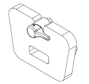 BRACKET PINTLE HOOK IN VERTICAL SECTION C-Z571