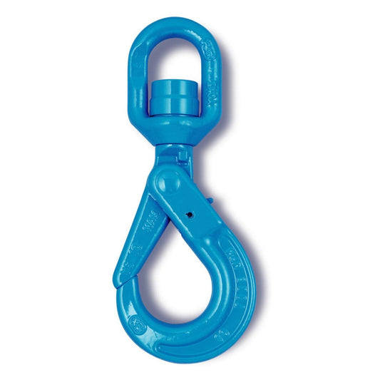 B/A Products Co. 1/4" - 5/16" Grade 100 Swivel Bearing Hoist Self-Locking Hook - X-027N-07 - starequipmentsales