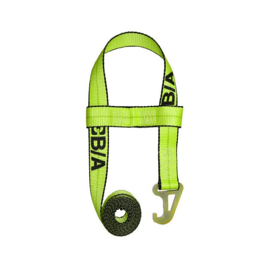 B/A Products Co. 2” x 10’ Flat Hook Hi-Viz 2-Piece Quick Pick Strap - HV38-JD5 - starequipmentsales