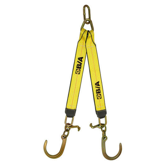 B/A Products Co. Low-Profile T & 8" J Hook V-Strap w/2' Legs - LP11-8FCT - starequipmentsales