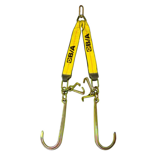 B/A Products Co. Low-Profile T, Mini J, & 15" J Hook V-Strap w/2' Legs - LP11-8CLTJ - starequipmentsales