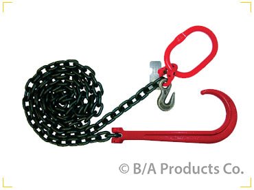 Chain with 15" J Hook; Grab Hook & Master Link - starequipmentsales