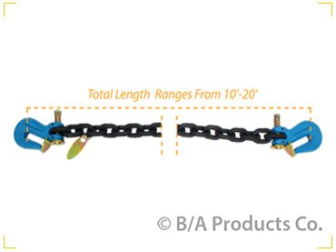 Chain with Twist Lock™ Non-Cradle Grab Hooks on Each End - starequipmentsales