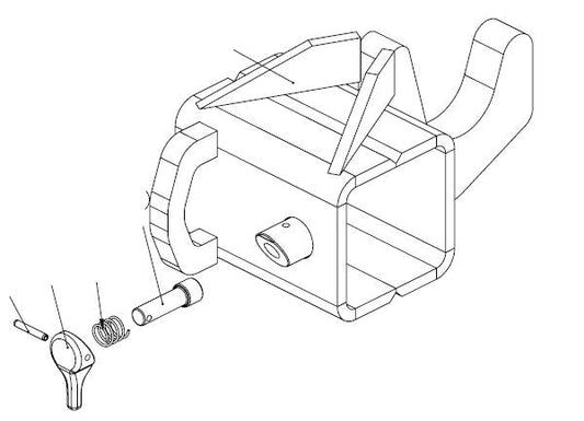 DROP AXLE BRACKET LEFT - starequipmentsales