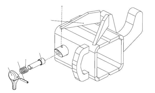 DROP AXLE BRACKET RIGHT - starequipmentsales