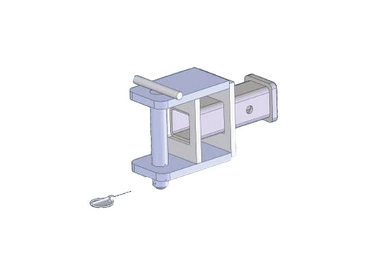 Hitch Receiver Assembly (T-Bar 5x5 - 5-3/16) (2x2) - starequipmentsales