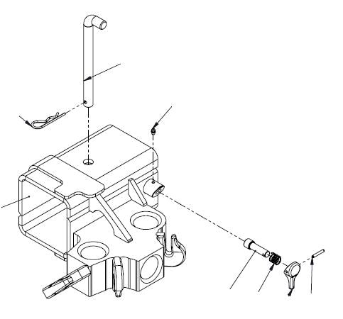 LEFT DOUBLE SWIVEL BRACKET WITH RISER T-BAR 5X5 - starequipmentsales