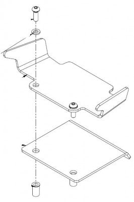 REMOTE CONTROL BRACKET ASSEMBLY ON DOOR - starequipmentsales