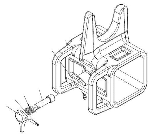 STANDARD BRACKET 4" TUBE - starequipmentsales