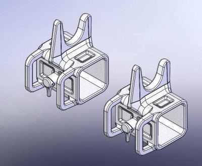 STANDARD BRACKETS (SET)TUBE 4" (STD) - starequipmentsales