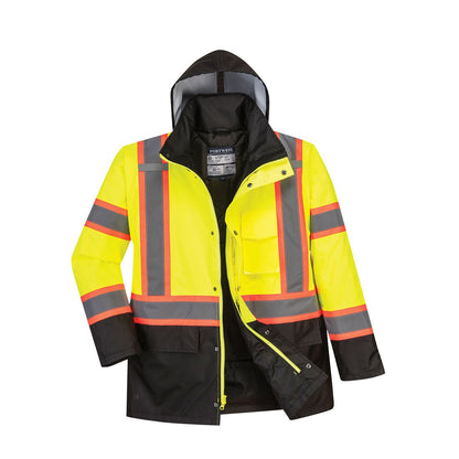 US369 - Hi-Vis Contrast Tape Traffic Jacket - starequipmentsales